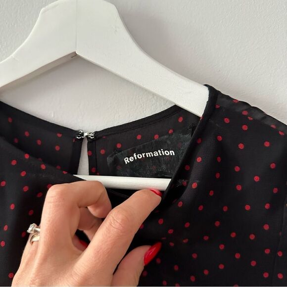 Reformation Myra Polka Dot Dress - Picture 4 of 5